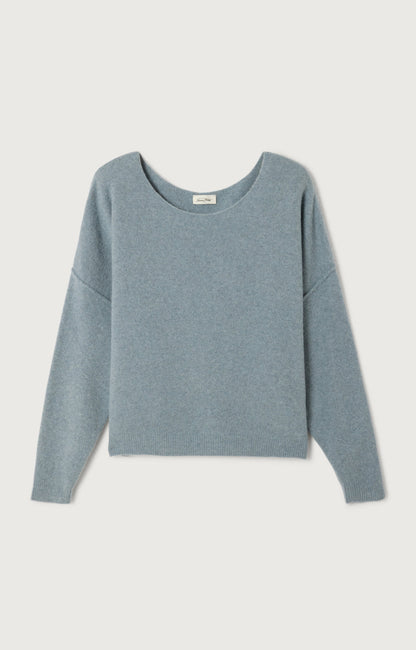 PULL BOULE ML COL BATEAU