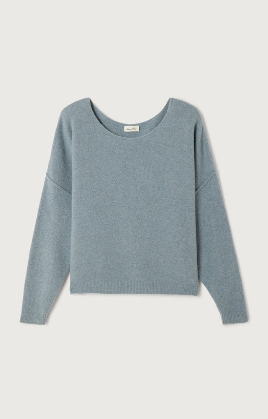 PULL BOULE ML COL BATEAU