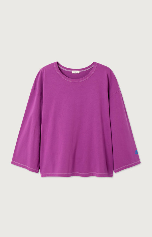 T-SHIRT AMPLE ML COL ROND