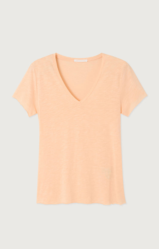 T-SHIRT TRAPEZE MC COL V