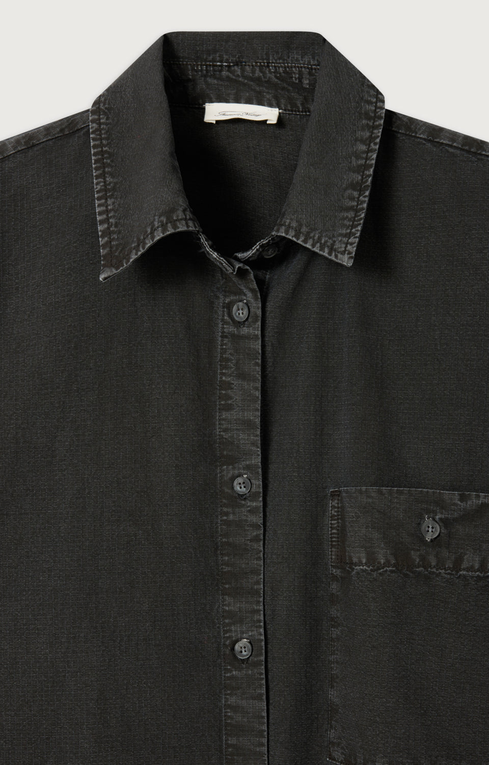 CHEMISE LONGUE AMPLE ML COL BOUTONNE