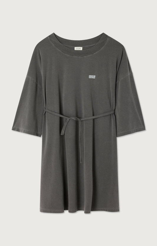 ROBE COURTE AMPLE ML COL BATEAU