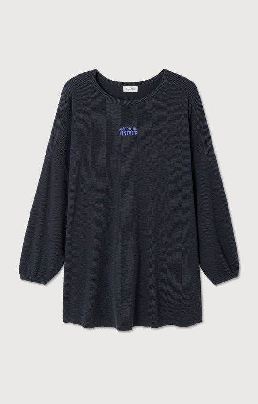T-SHIRT MI LONG AMPLE MANCHES 7/8 COL ROND