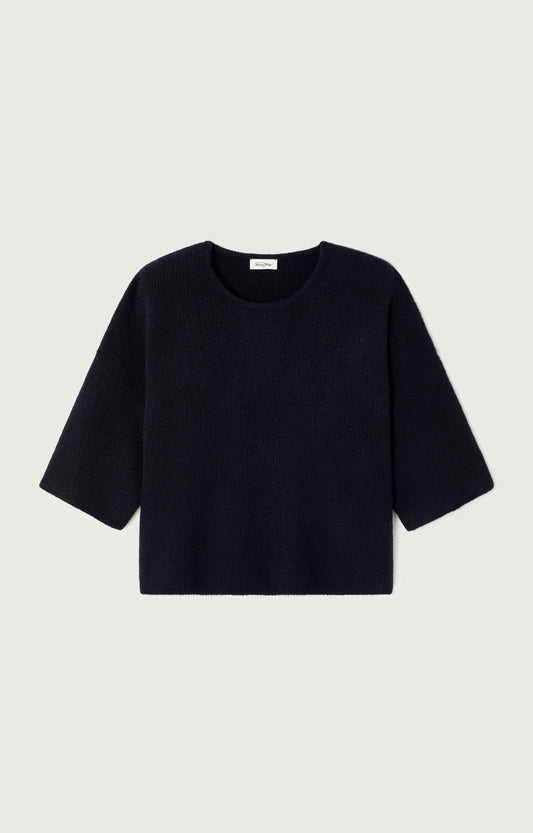PULL AMPLE MANCHES 3/4 COL ROND