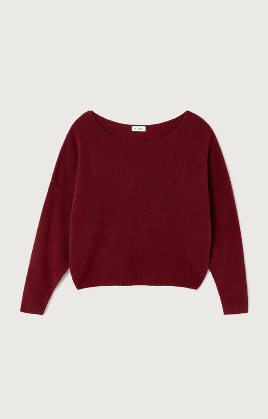PULL BOULE ML COL BATEAU