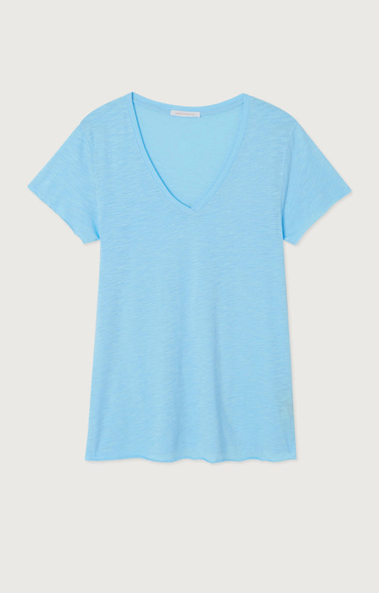 T-SHIRT TRAPEZE MC COL V
