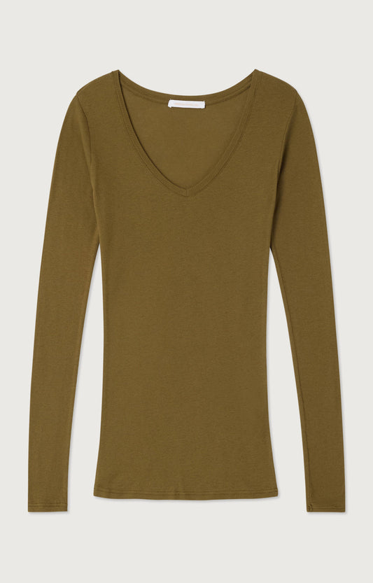 T-SHIRT AJUSTE ML COL V