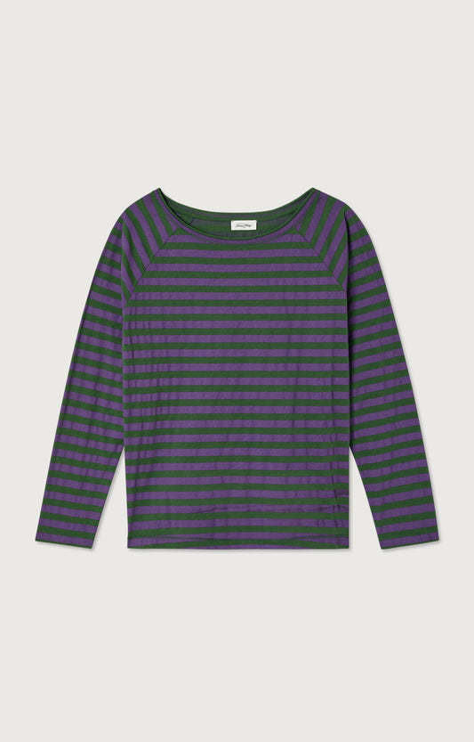 T-SHIRT AJUSTE ML COL BATEAU