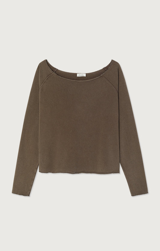 SWEAT MI-LONG ML COL BATEAU