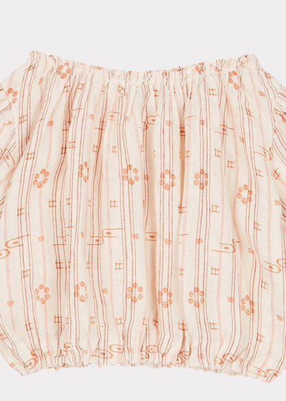 女童浅粉色上衣