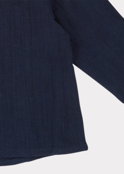 Baby Boys & Girls Dark Navy Raven Shirt