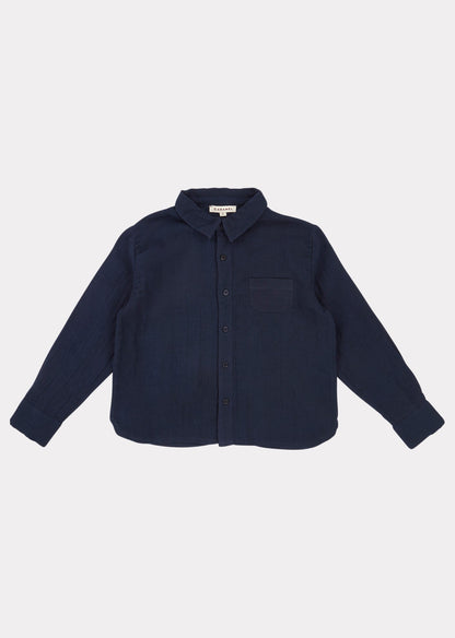 Boys Dark Navy Stint Shirt