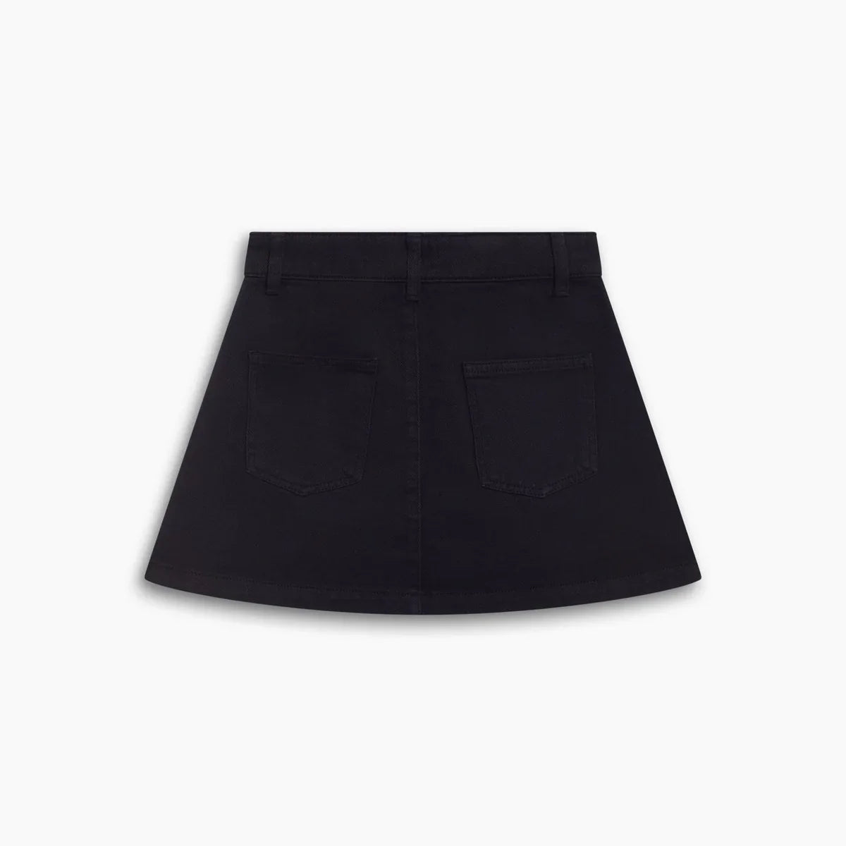 女童黑色棉短裙