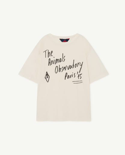 Boys & Girls White Logo Cotton T-shirt