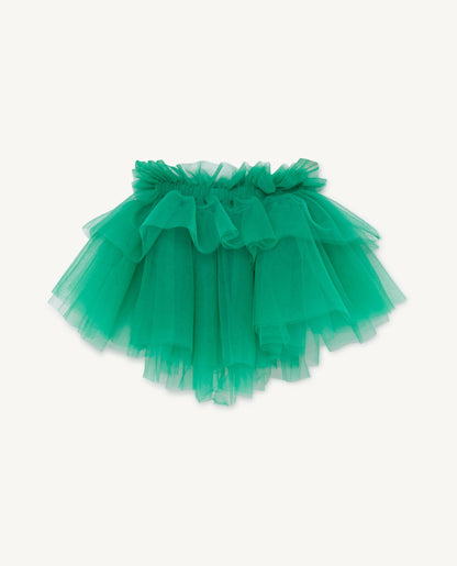 Girls Green Tulle Skirt