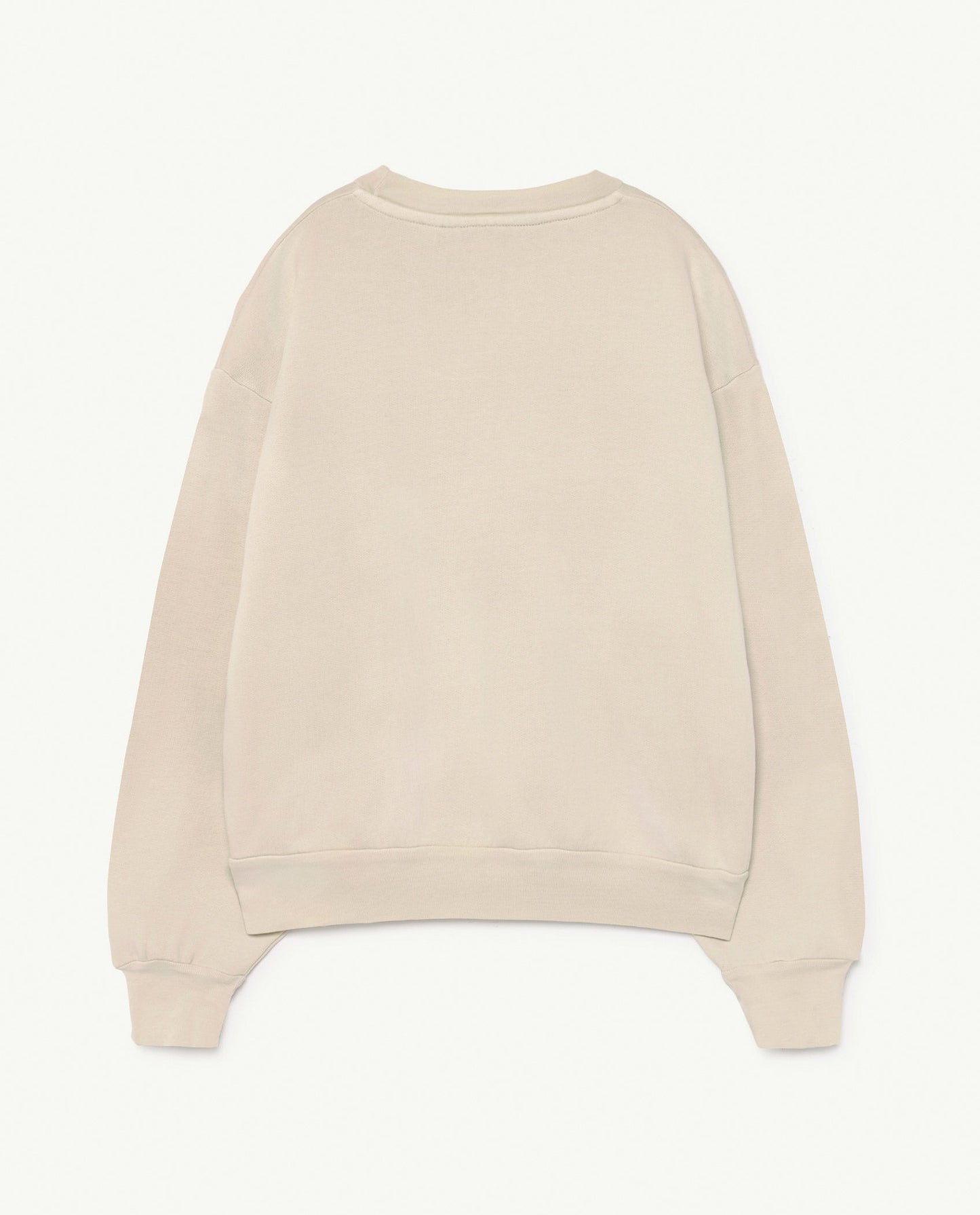Boys & Girls White Lion Print Cotton Sweatshirt