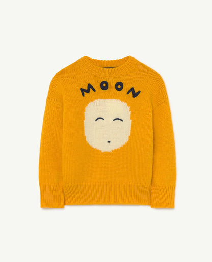 Boys & Girls Yellow Face Organic Wool Sweater