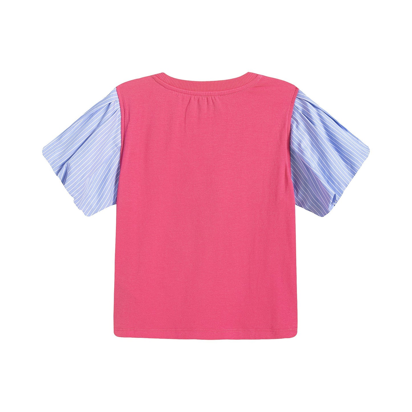 女童粉色Logo棉T恤