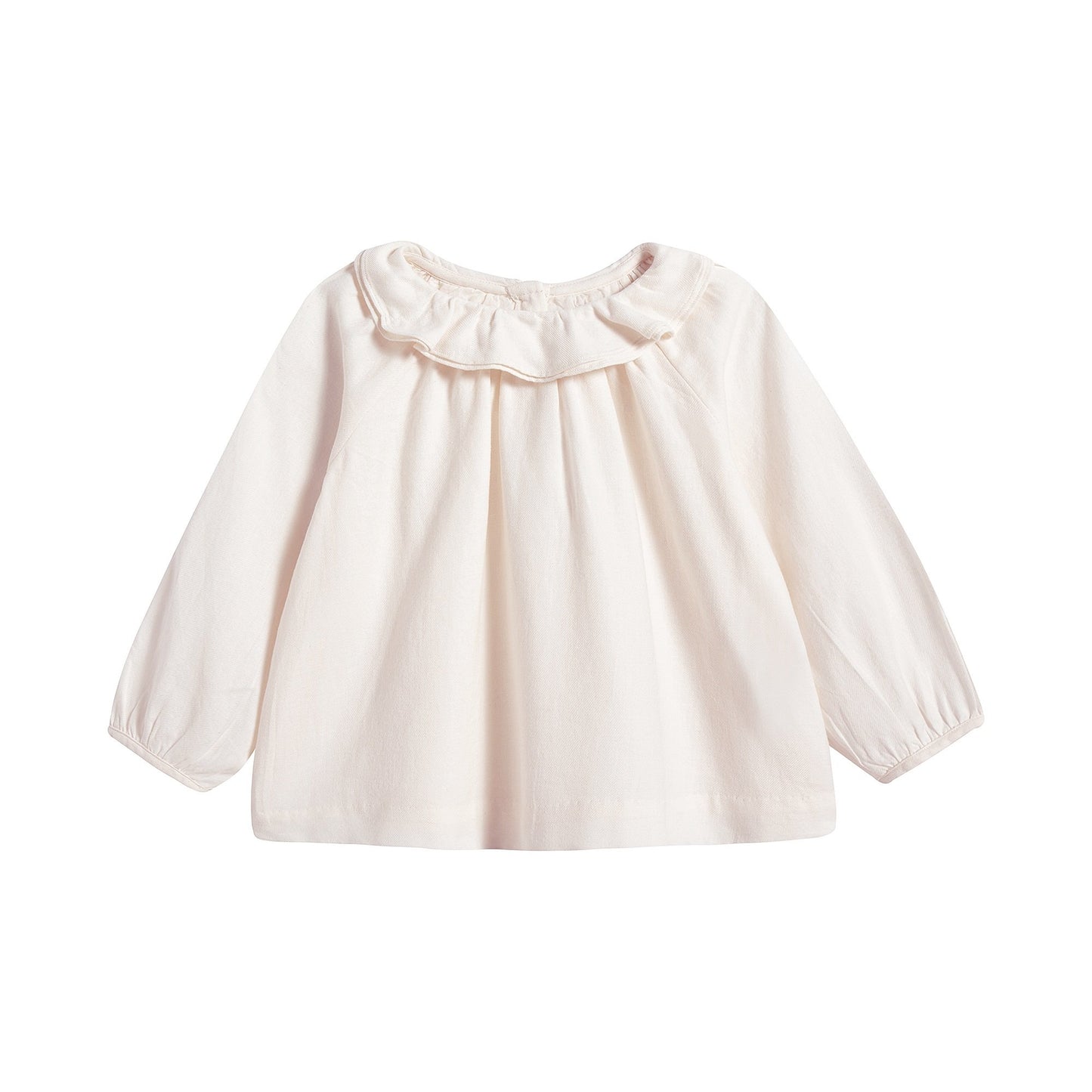 女婴浅粉色棉上衣