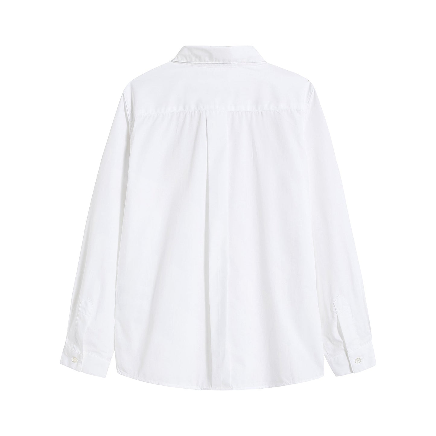 Boys White Cotton Shirt