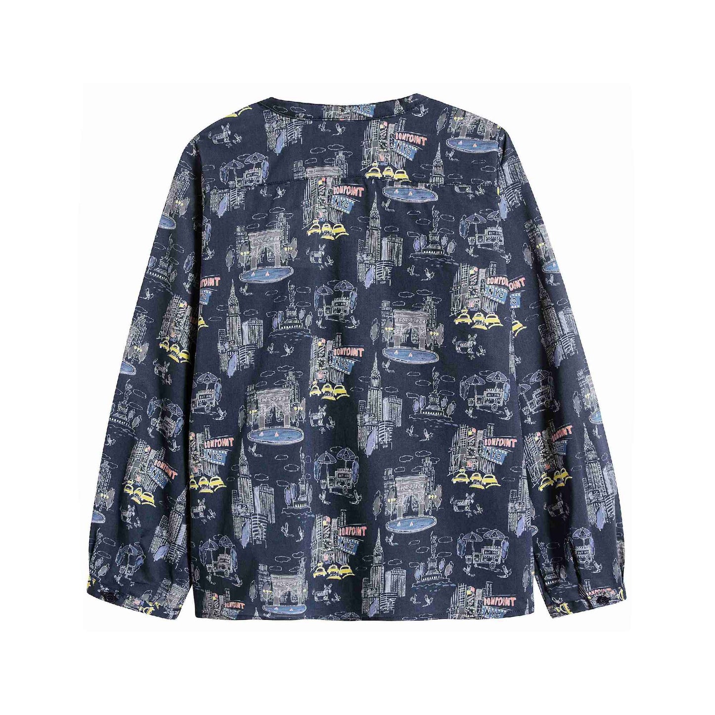 Baby Boys Marine Cotton Shirt