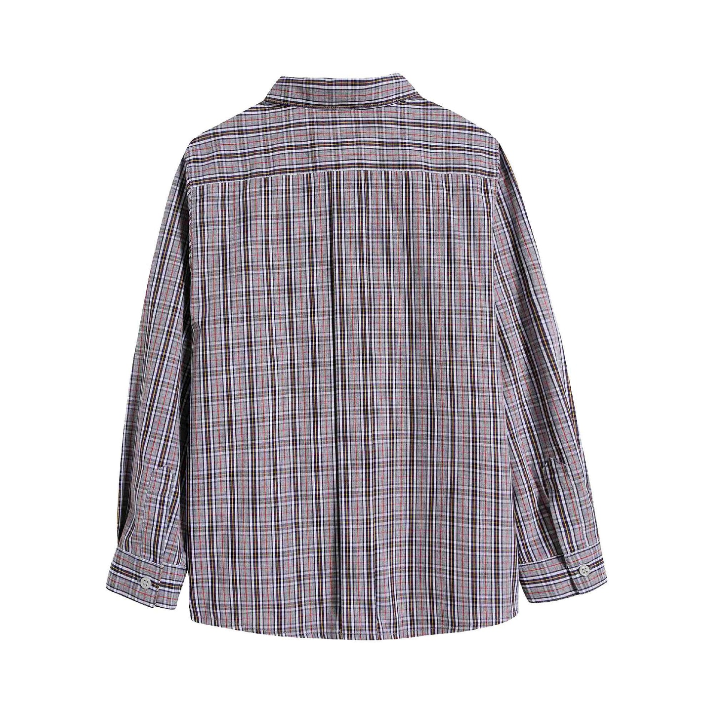 Boys Plaid Cotton T-Shirt