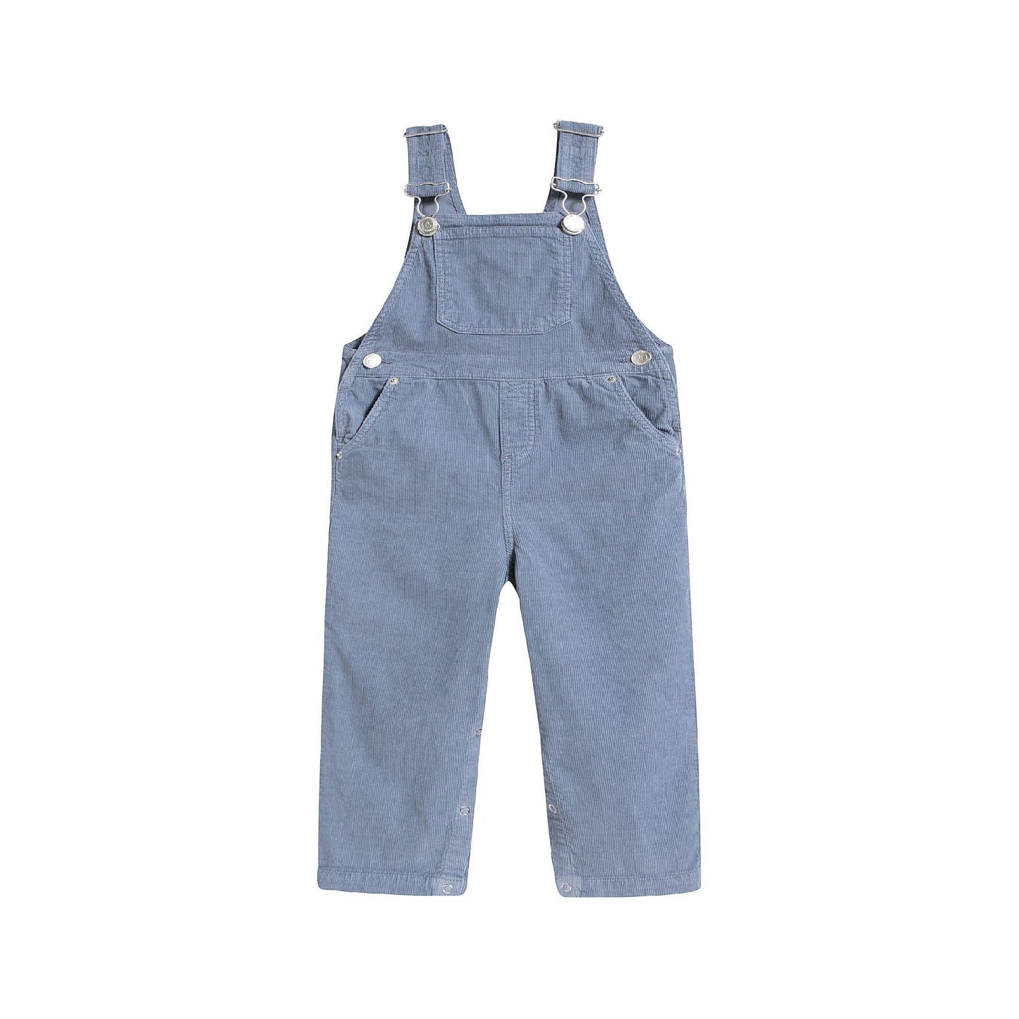 Baby Boys Dusky Blue Suspender Trousers
