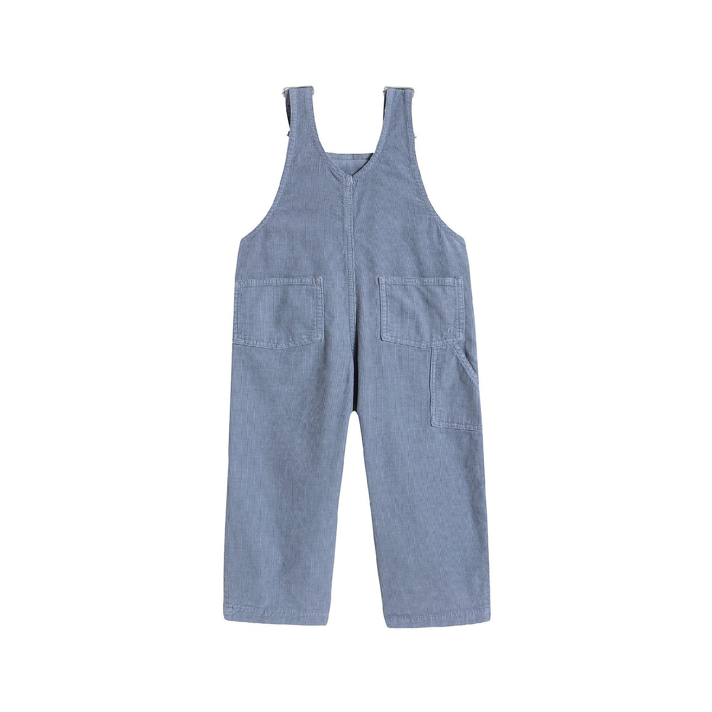Baby Boys Dusky Blue Suspender Trousers