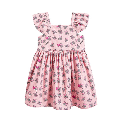 Baby Girls Pink Toy Cotton Dress