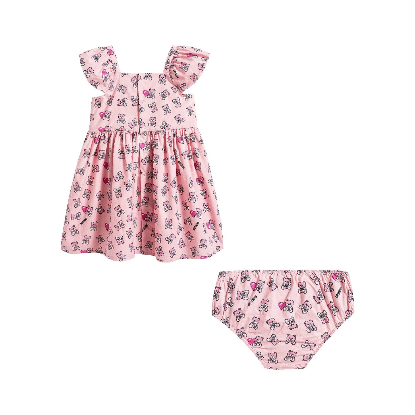 Baby Girls Pink Toy Cotton Dress