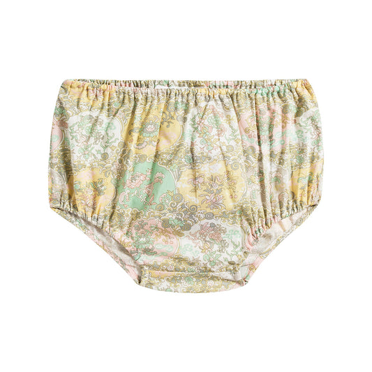 Baby Girls Yellow Printing Cotton Bloomers