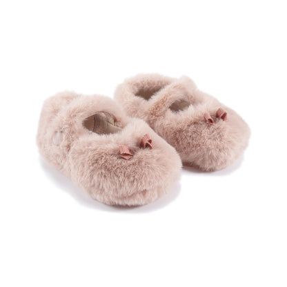 Baby Girls Powder Pink Nursery Shoes