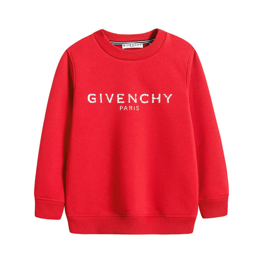 Boys & Girls Red Logo Sweatshirt