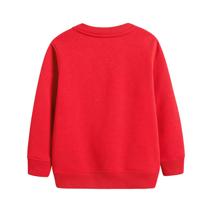 Boys & Girls Red Logo Sweatshirt
