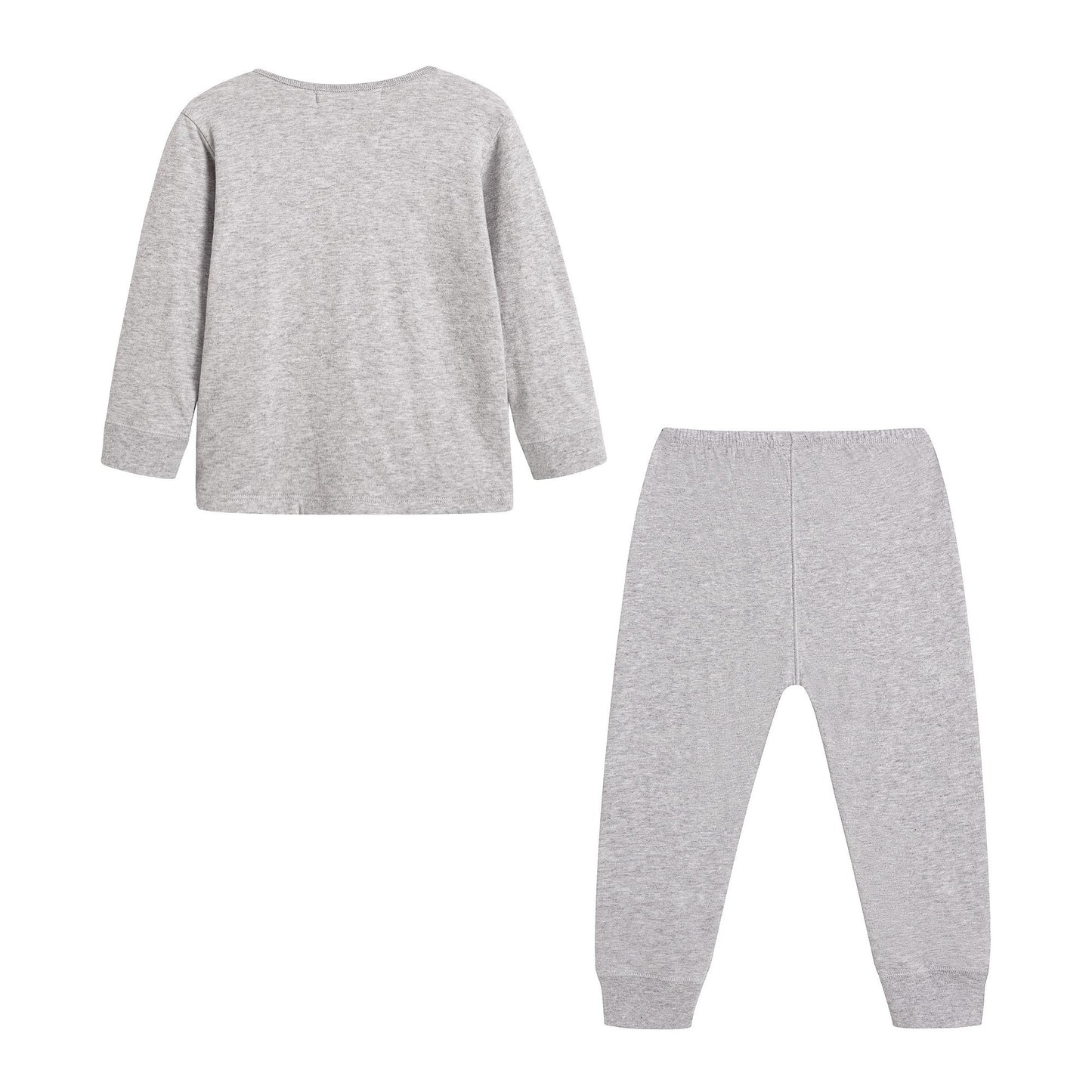 婴儿灰色棉套装