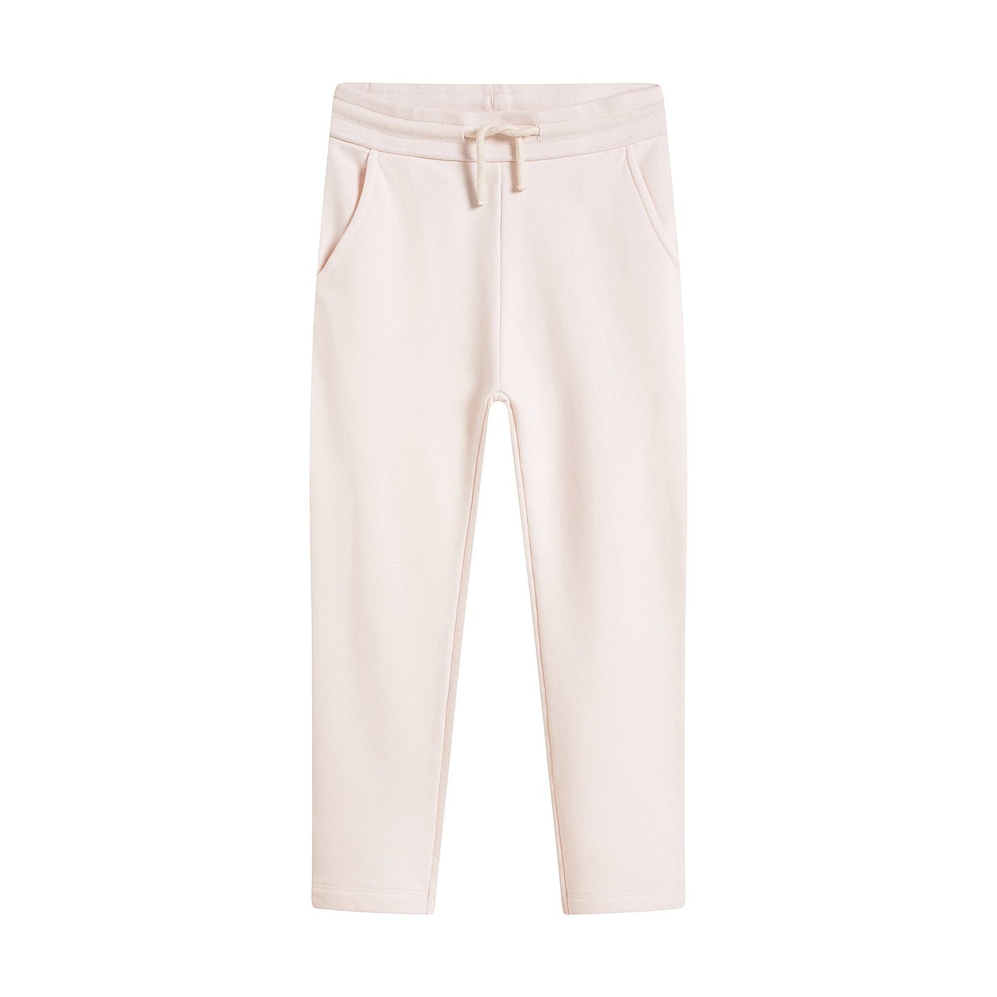 女童浅粉色棉长裤