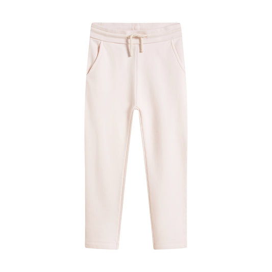 女童浅粉色棉长裤