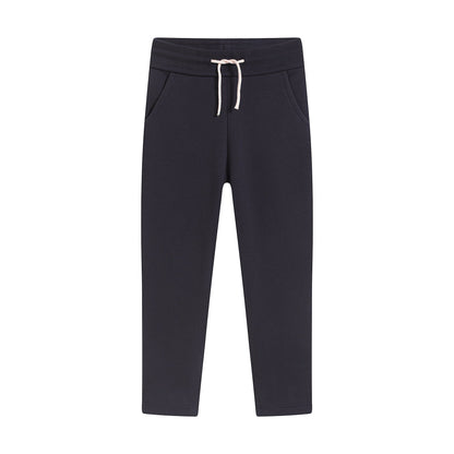 女童藏青色棉长裤