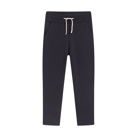 女童藏青色棉长裤