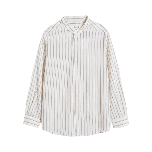 Boys & Girls Beige Stripe Shirt