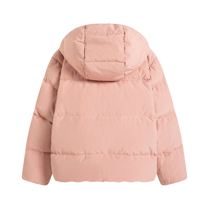 女童粉色羽绒服