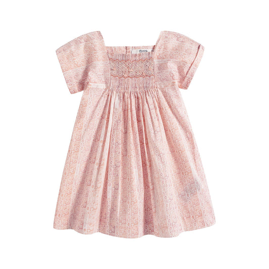 Baby Girls Light Pink Cotton Dress