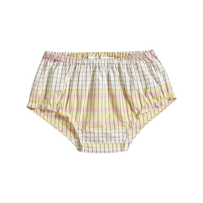 Baby Girls Yellow Check Dress Set