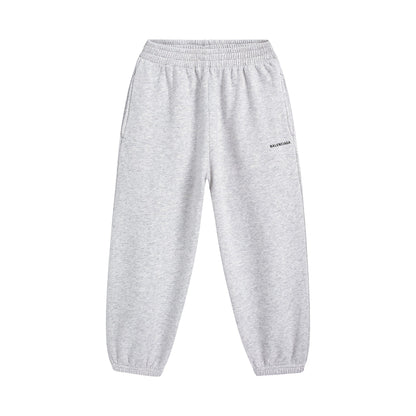 儿童灰色棉长裤
