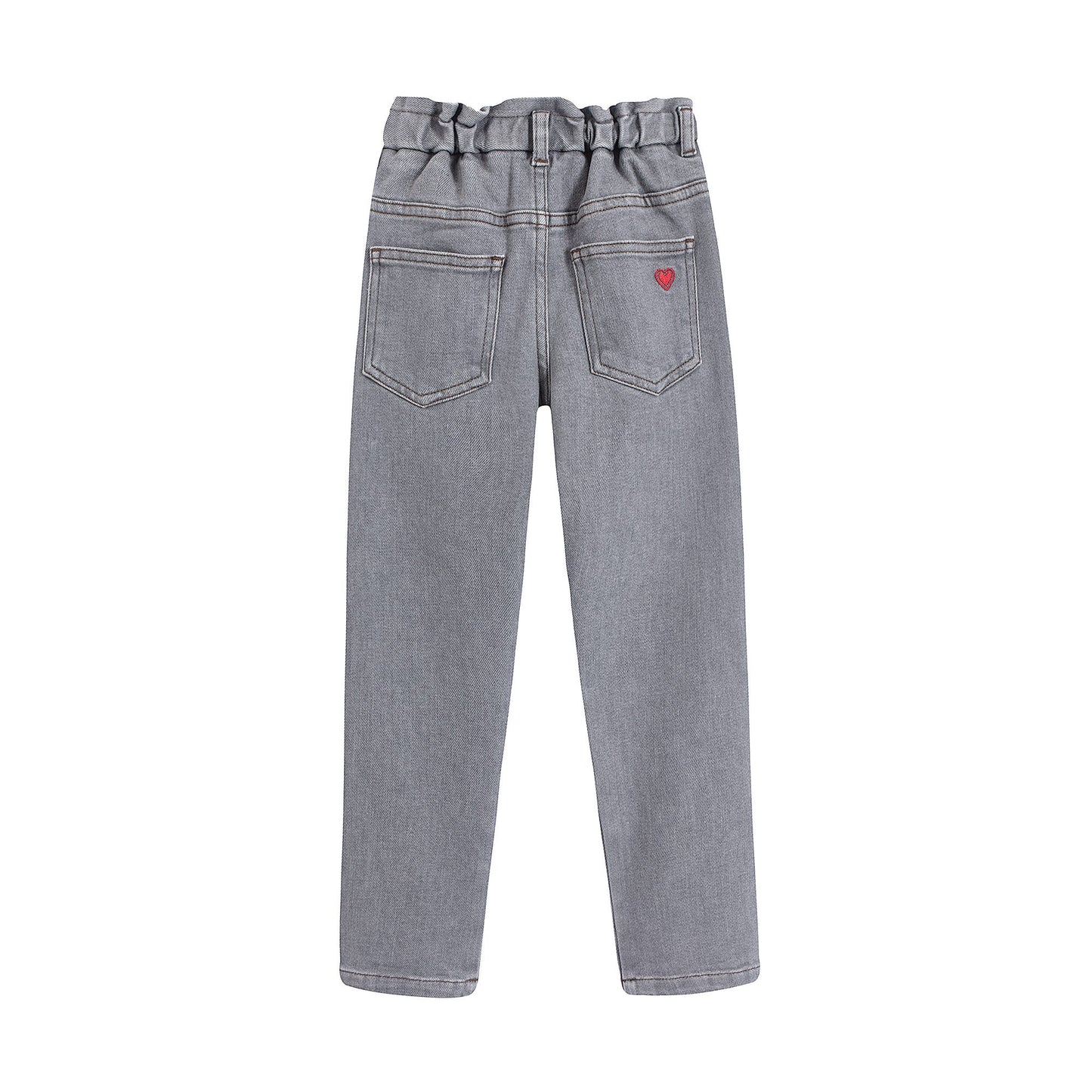 女童浅蓝色牛仔长裤