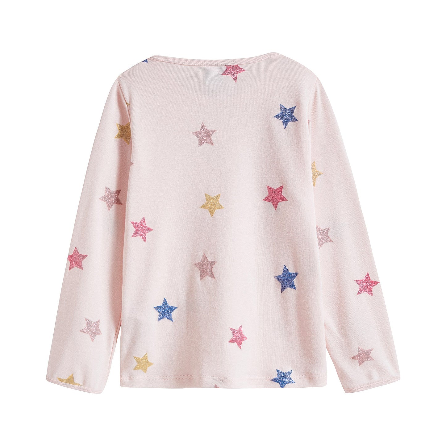 Girls Pink Stars Nightwear Set