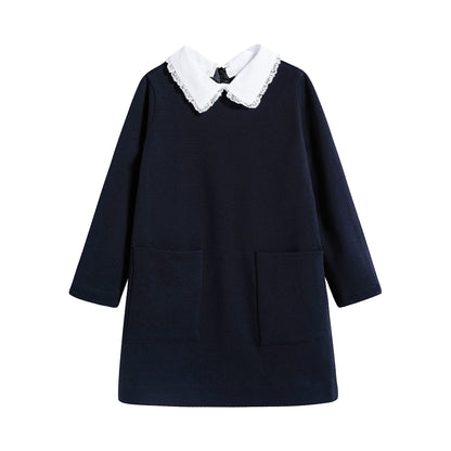 Girls Navy Dress