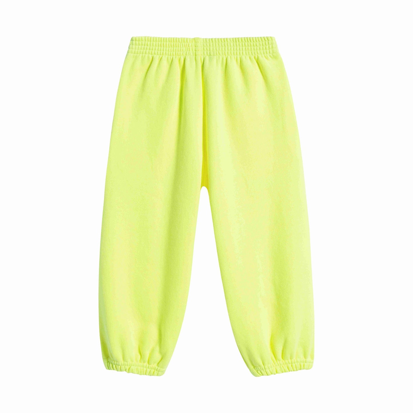 Boys & Girls Yellow Cotton Trousers