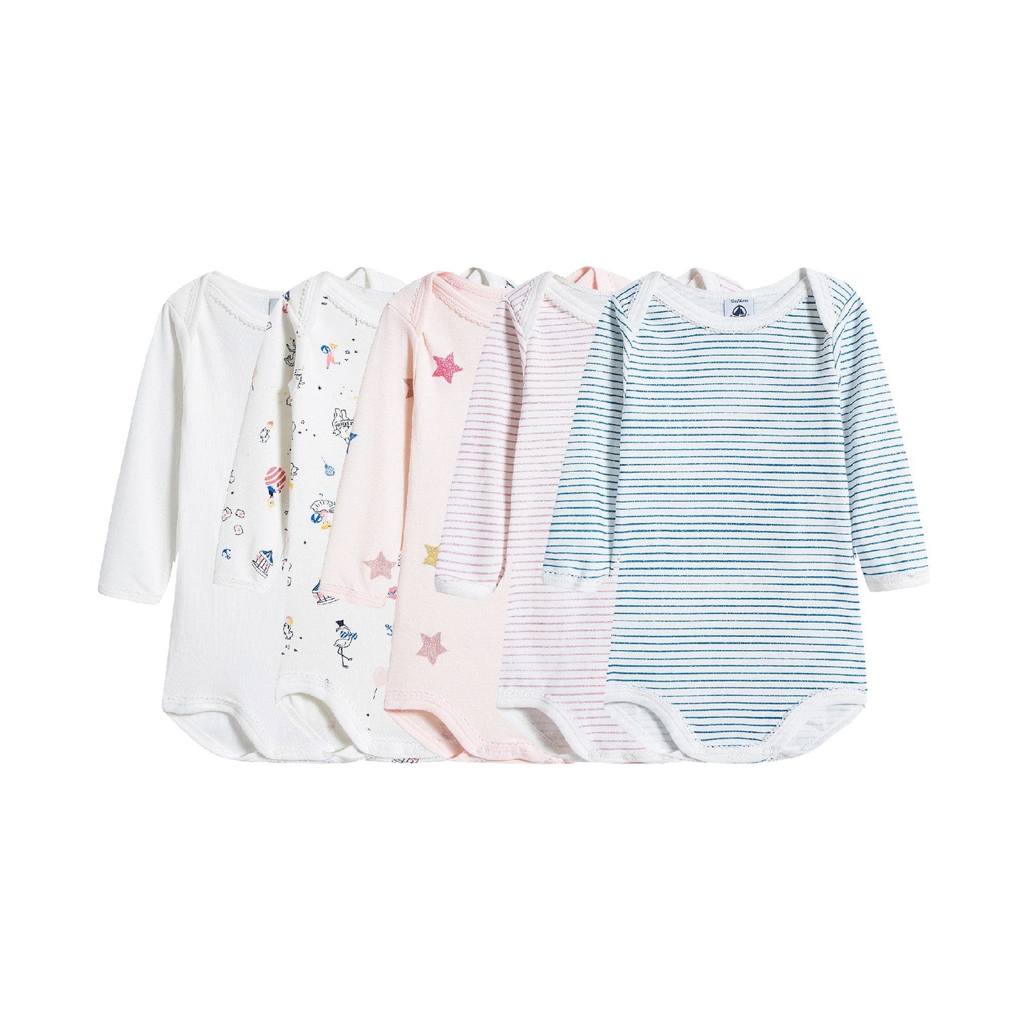 Baby Girls Multicolor Jumper Set ( 5 Pieces )