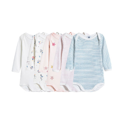 Baby Girls Multicolor Jumper Set ( 5 Pieces )